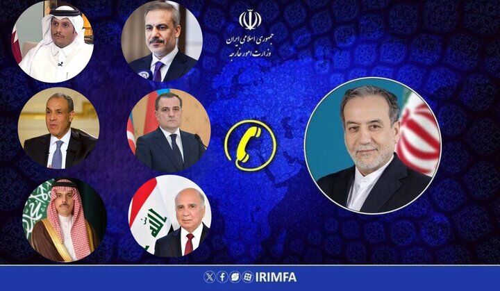 گفت‌وگوهای عراقچی با همتایان منطقه‌ای درباره آخرین ابتکارات ایران برای پایان جنگ