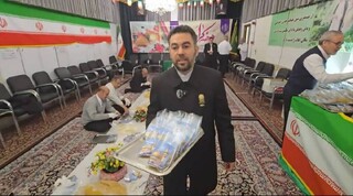 میزبانی از زائران با بسته‌بندی نبات متبرک