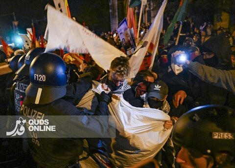 عکس | تصاویری از برخورد خشن پلیس برلین با تجمع‌کنندگان روز کارگر