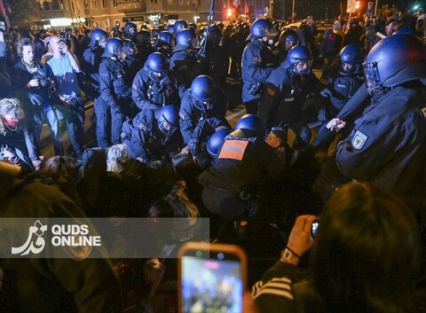 عکس | تصاویری از برخورد خشن پلیس برلین با تجمع‌کنندگان روز کارگر