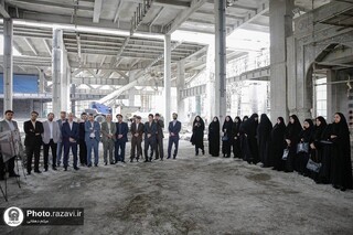 اساتید دانشگاه از پروژه‌های عمرانی حرم مطهر رضوی بازدید کردند