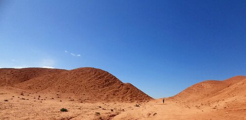 تپه های مریخی روستای هندل آباد
