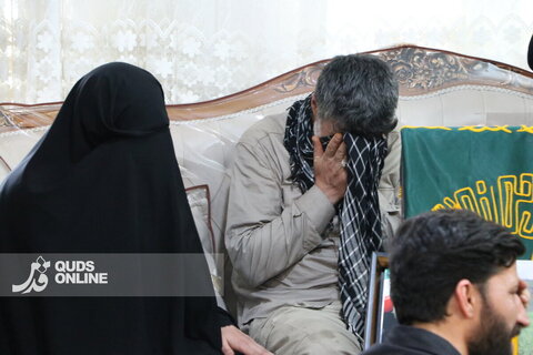 گزارش تصویری | دیدار کاروان خادمان حرم مطهر رضوی با خانواده شهدای تخریب در زنجان