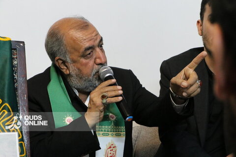 گزارش تصویری | دیدار کاروان خادمان حرم مطهر رضوی با خانواده شهدای تخریب در زنجان