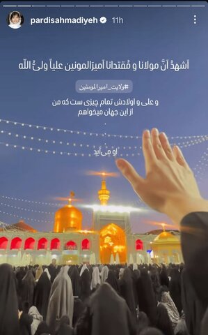 خدمت افتخاری پردیس احمدیه در حرم امام رضا(ع)