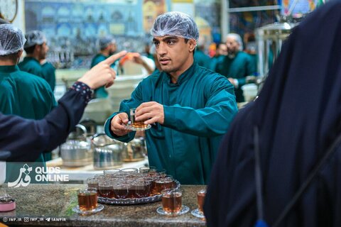 عکس | حضور اعضای تیم ملی کشتی آزاد در حرم مطهر رضوی