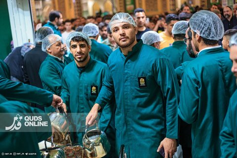 عکس | حضور اعضای تیم ملی کشتی آزاد در حرم مطهر رضوی