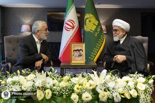 تولیت آستان قدس رضوی در دیدار با تولیت عتبه مقدس علوی:همدلی ملت‌های ایران و عراق، جلوه‌ای از وحدت امت اسلام است