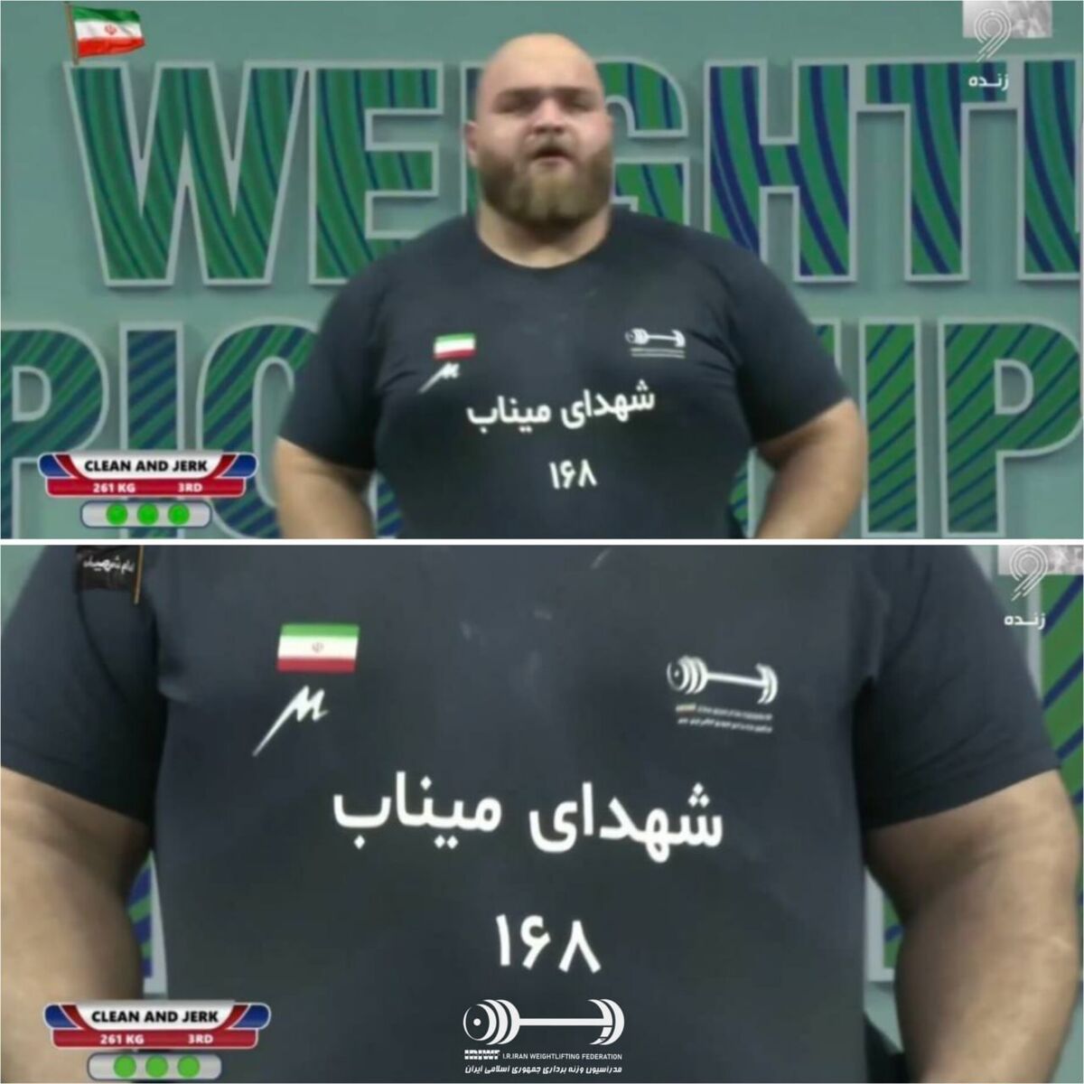 فیلم | لحظه ماندگار علیرضا یوسفی در هند به یاد شهدای میناب