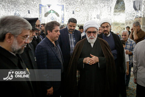 گرامیداشت دومین سالگرد شهادت آیت‌الله رئیسی در حرم مطهر رضوی