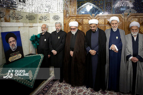 گرامیداشت دومین سالگرد شهادت آیت‌الله رئیسی در حرم مطهر رضوی