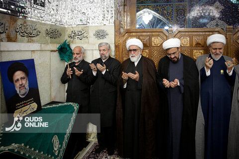 گرامیداشت دومین سالگرد شهادت آیت‌الله رئیسی در حرم مطهر رضوی