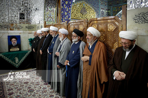 گرامیداشت دومین سالگرد شهادت آیت‌الله رئیسی در حرم مطهر رضوی