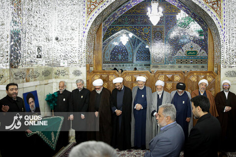 گرامیداشت دومین سالگرد شهادت آیت‌الله رئیسی در حرم مطهر رضوی