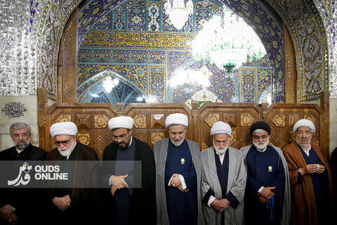 گرامیداشت دومین سالگرد شهادت آیت‌الله رئیسی در حرم مطهر رضوی