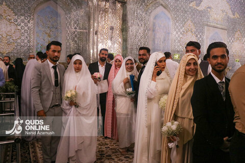 مراسم عَقدِ بالاسر حضرت رضا (ع)