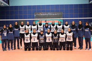 پیروزی قاطع دختران والیبالیست ایران در نپال