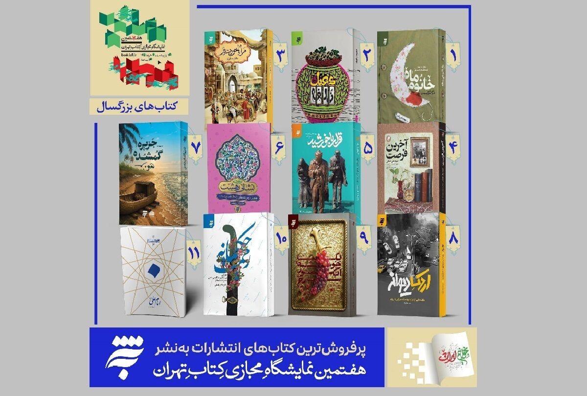 استقبال از آثار «به‌نشر» در نمایشگاه مجازی کتاب