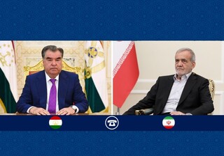 تاکید روسای جمهور ایران و تاجیکستان بر گسترش همکاری‌های اقتصادی و فرهنگی دو کشور