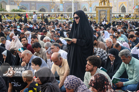 گزارش تصویری I قرائت دعای عرفه در حرم مطهر رضوی
