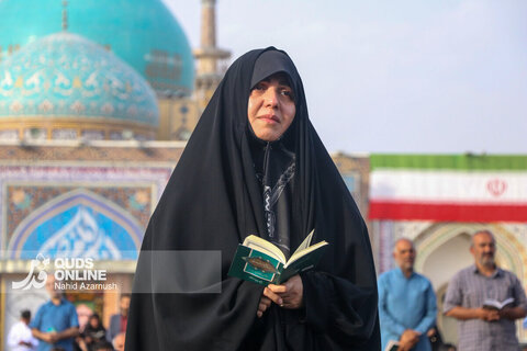 گزارش تصویری I قرائت دعای عرفه در حرم مطهر رضوی