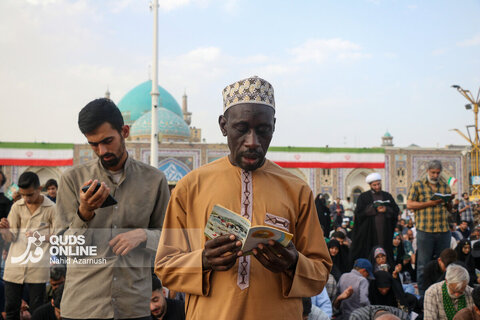 گزارش تصویری I قرائت دعای عرفه در حرم مطهر رضوی