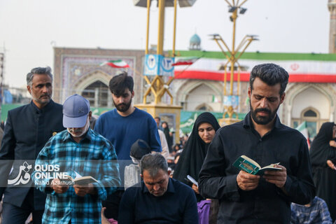 گزارش تصویری I قرائت دعای عرفه در حرم مطهر رضوی