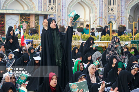 گزارش تصویری I قرائت دعای عرفه در حرم مطهر رضوی