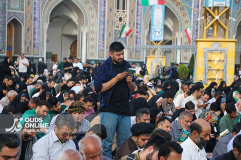 گزارش تصویری I قرائت دعای عرفه در حرم مطهر رضوی