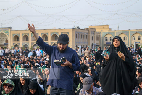 گزارش تصویری I قرائت دعای عرفه در حرم مطهر رضوی