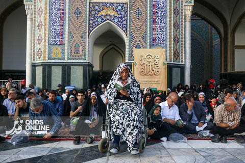 گزارش تصویری I قرائت دعای عرفه در حرم مطهر رضوی