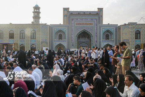 گزارش تصویری I قرائت دعای عرفه در حرم مطهر رضوی