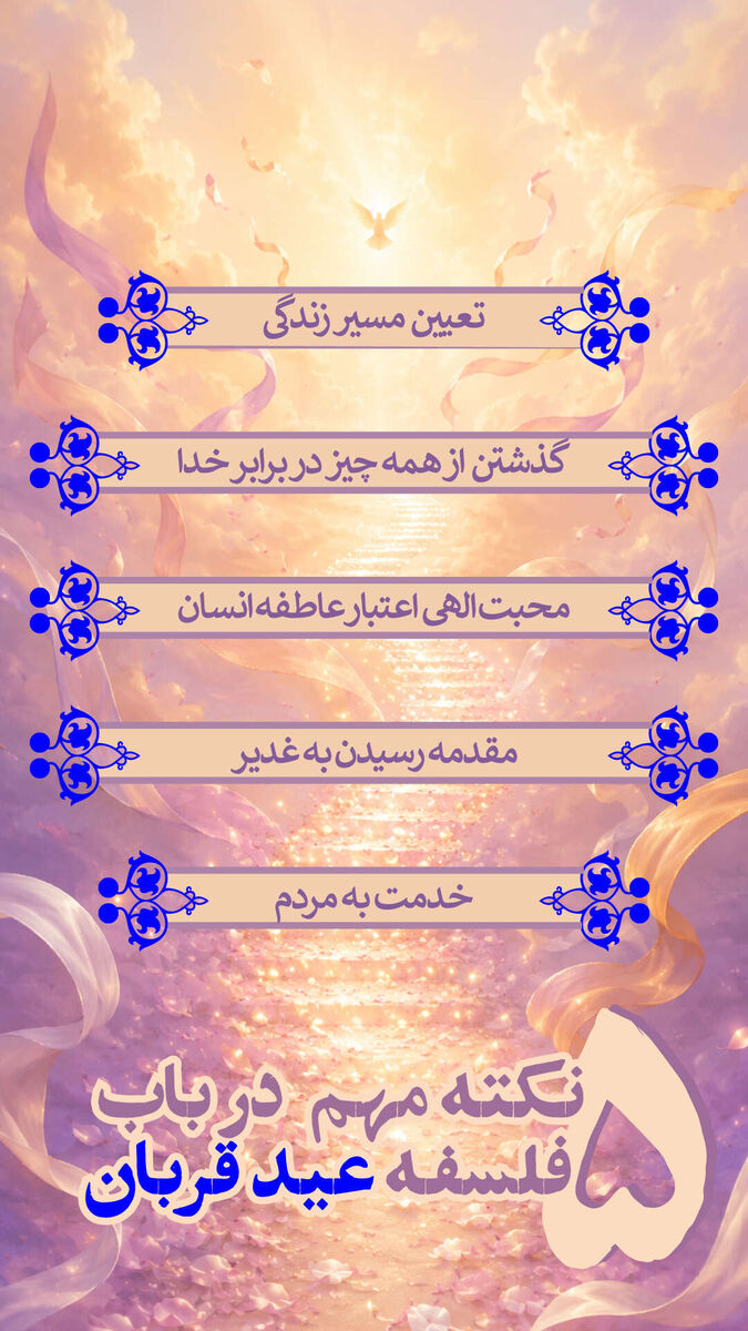 اینفوگرافیک | ۵ نکته مهم در باب فلسفه عید قربان