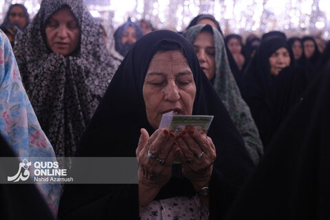 گزارش تصویری | اقامه نماز عید قربان در حرم مطهر امام رضا(ع)
