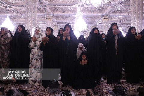 گزارش تصویری | اقامه نماز عید قربان در حرم مطهر امام رضا(ع)
