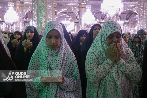 گزارش تصویری | اقامه نماز عید قربان در حرم مطهر امام رضا(ع)