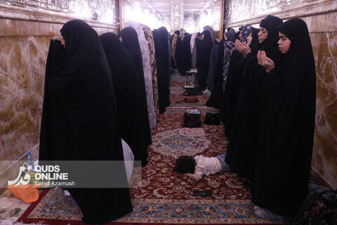 گزارش تصویری | اقامه نماز عید قربان در حرم مطهر امام رضا(ع)