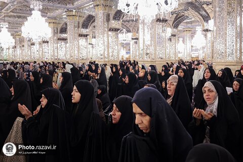 گزارش تصویری | اقامه نماز عید قربان در حرم مطهر رضوی