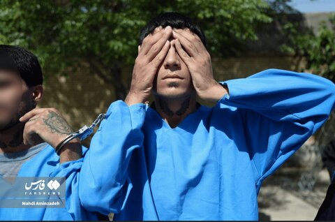  روایتی از تازه‌ترین کشفیات پلیس کرمان، سلاح‌های جنگی در دستان نقاشی‌شده!