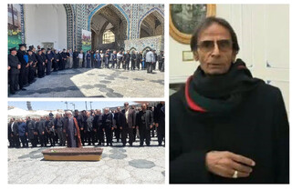وداع با خادم فرزانه و معمار سنت‌های علوی؛ پیکر دکتر آینه‌چیان در بارگاه رضوی تشییع شد
