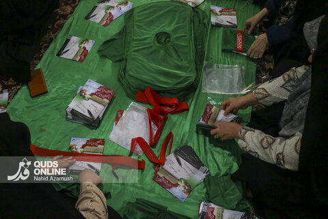 گزارش تصویری | دوخت لباس مراسم شیرخوارگان حسینی در مشهد