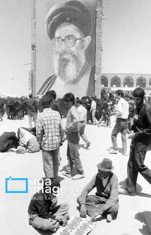 عکس | تصاویر منتشرنشده از نخستین سالگرد ارتحال امام خمینی (ره) خرداد ۱۳۶۹