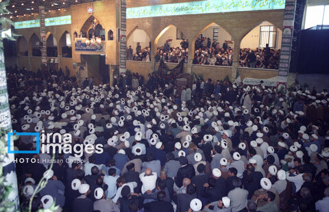 عکس | تصاویر منتشرنشده از نخستین سالگرد ارتحال امام خمینی (ره) خرداد ۱۳۶۹
