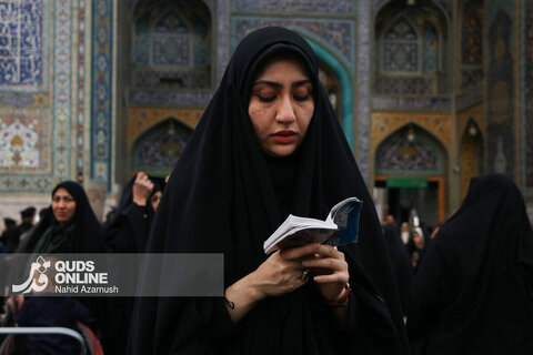 گزارش تصویری | حال و هوای حرم مطهر رضوی در شب عید غدیر