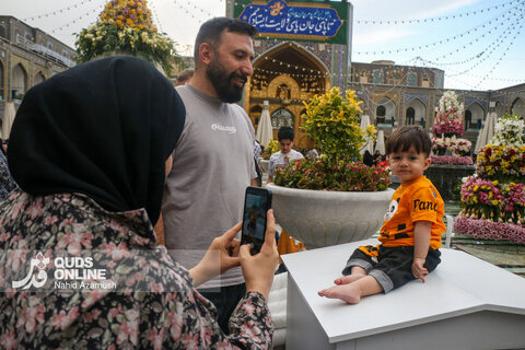 گزارش تصویری | حال و هوای حرم مطهر رضوی در شب عید غدیر