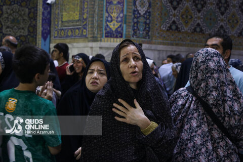 گزارش تصویری | حال و هوای حرم مطهر رضوی در شب عید غدیر