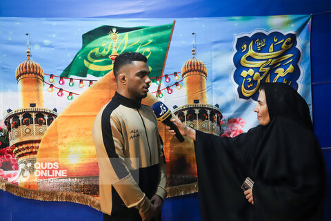 گزارش تصویری | جشن عید سعید غدیر در موکب رسانه‌ای قدس