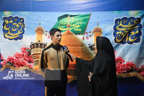 گزارش تصویری | جشن عید سعید غدیر در موکب رسانه‌ای قدس