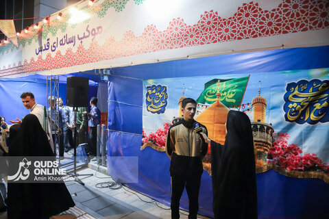 گزارش تصویری | جشن عید سعید غدیر در موکب رسانه‌ای قدس