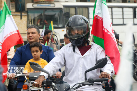 گزارش تصویری | رژه موتوری «جان‌فدا» در مشهد